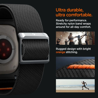 Spigen Lite Fit Pro Case with Strap for Apple Watch Ultra 1 / 2 (49mm) - Matte Black_12