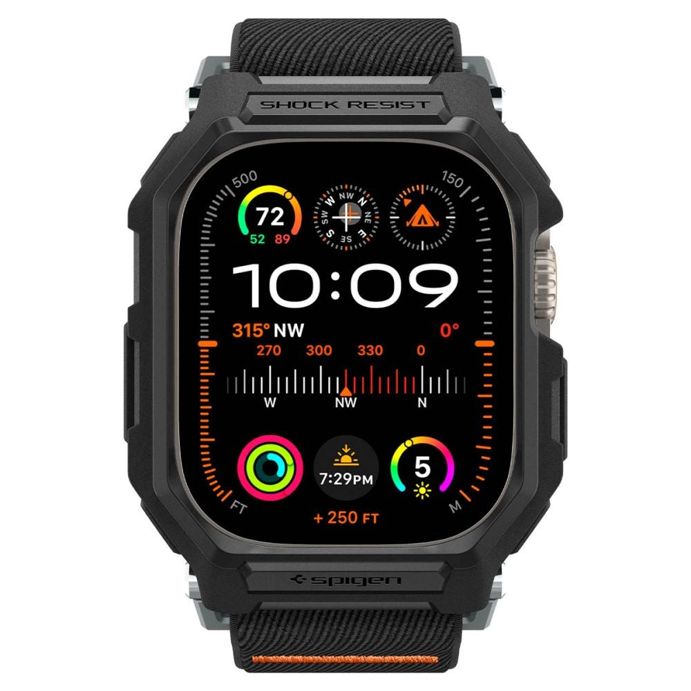 Spigen Lite Fit Pro Case with Strap for Apple Watch Ultra 1 / 2 (49mm) - Matte Black_3
