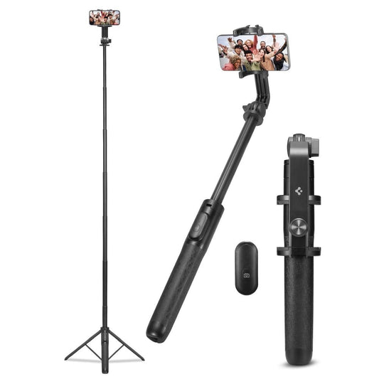 Spigen S560W Bluetooth Selfie Stick with Tripod - Black_0