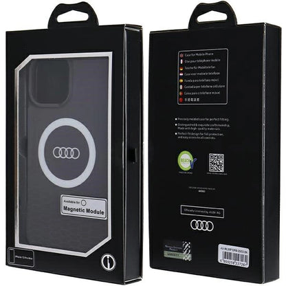 Audi IML Big Logo MagSafe case for iPhone 13 Pro Max - black_6