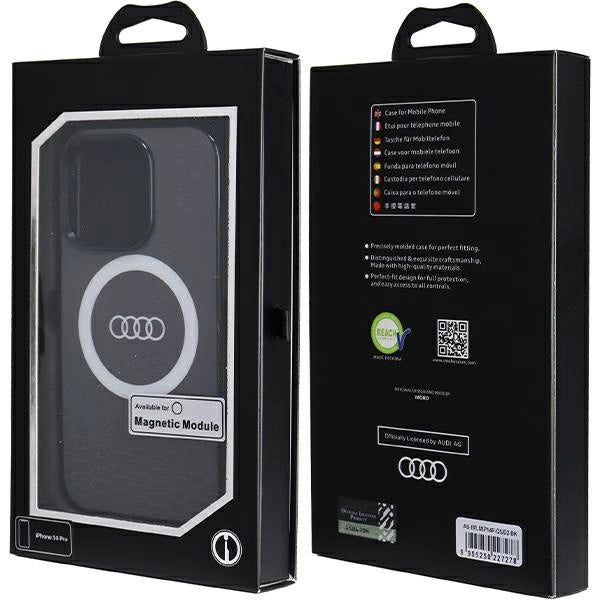 Audi IML Big Logo MagSafe case for iPhone 14 Pro - black_6