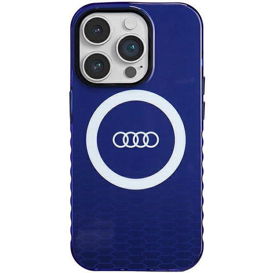 Audi IML Big Logo MagSafe case for iPhone 14 Pro - blue_0