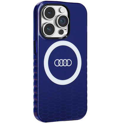 Audi IML Big Logo MagSafe case for iPhone 14 Pro - blue_5