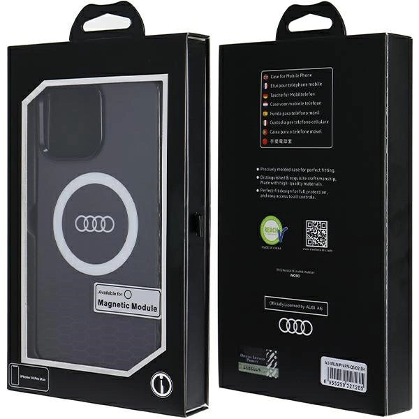 Audi IML Big Logo MagSafe case for iPhone 14 Pro Max - black_6