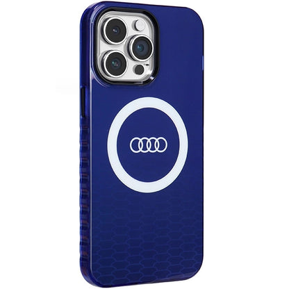 Audi IML Big Logo MagSafe case for iPhone 14 Pro Max - blue_5