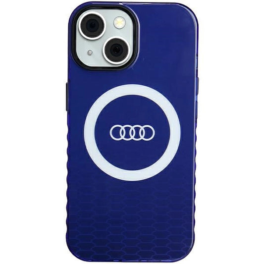 Audi IML Big Logo MagSafe case for iPhone 15 / 14 / 13 - blue_0