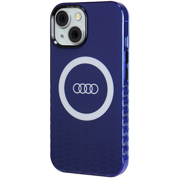 Audi IML Big Logo MagSafe case for iPhone 15 / 14 / 13 - blue_1