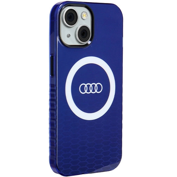 Audi IML Big Logo MagSafe case for iPhone 15 / 14 / 13 - blue_5