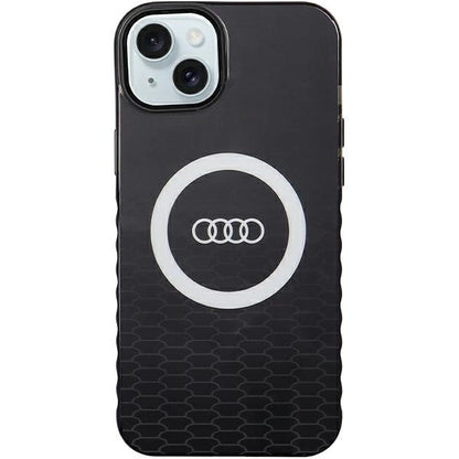Audi IML Big Logo MagSafe case for iPhone 15 Plus / 14 Plus - black_0