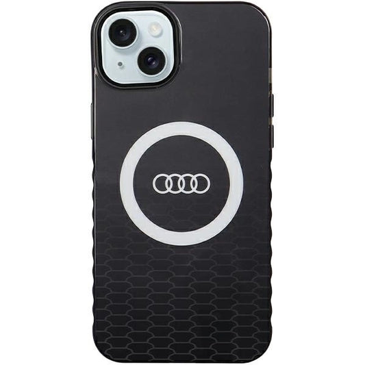 Audi IML Big Logo MagSafe case for iPhone 15 Plus / 14 Plus - black_0
