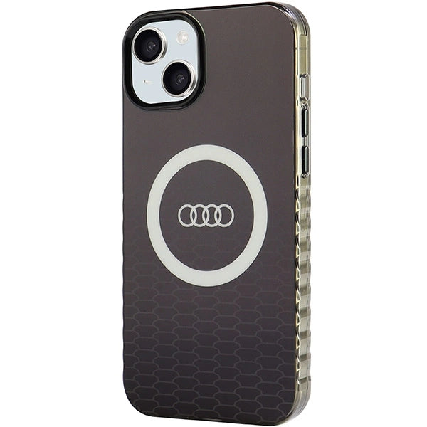 Audi IML Big Logo MagSafe case for iPhone 15 Plus / 14 Plus - black_1