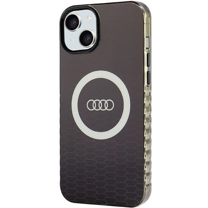 Audi IML Big Logo MagSafe case for iPhone 15 Plus / 14 Plus - black_1