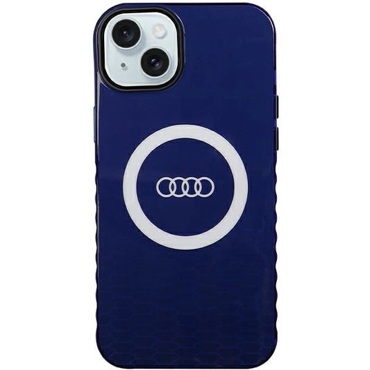 Audi IML Big Logo MagSafe case for iPhone 15 Plus / 14 Plus - blue_0