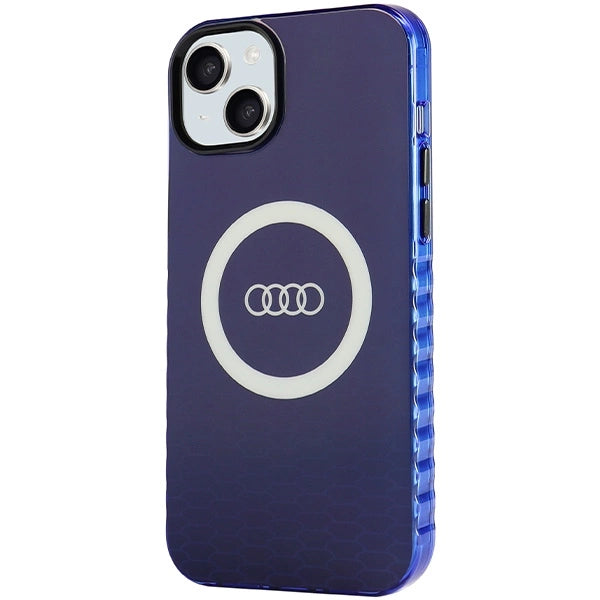 Audi IML Big Logo MagSafe case for iPhone 15 Plus / 14 Plus - blue_1