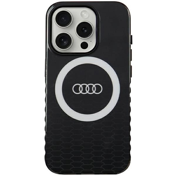 Audi IML Big Logo MagSafe case for iPhone 15 Pro - black_0