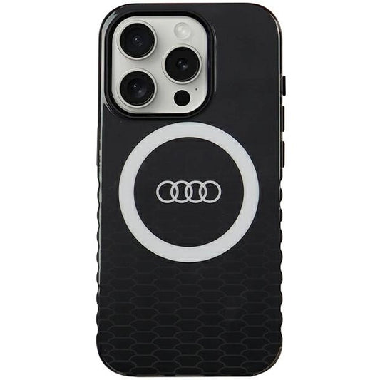 Audi IML Big Logo MagSafe case for iPhone 15 Pro - black_0