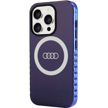Audi IML Big Logo MagSafe case for iPhone 15 Pro - blue_1