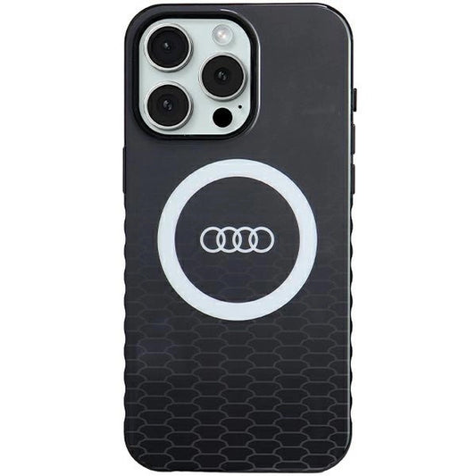 Audi IML Big Logo MagSafe case for iPhone 15 Pro Max - black_0