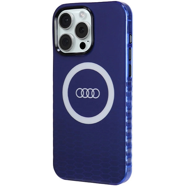 Audi IML Big Logo MagSafe case for iPhone 15 Pro Max - blue_1
