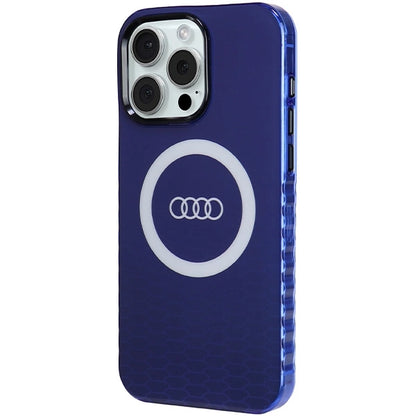 Audi IML Big Logo MagSafe case for iPhone 15 Pro Max - blue_1