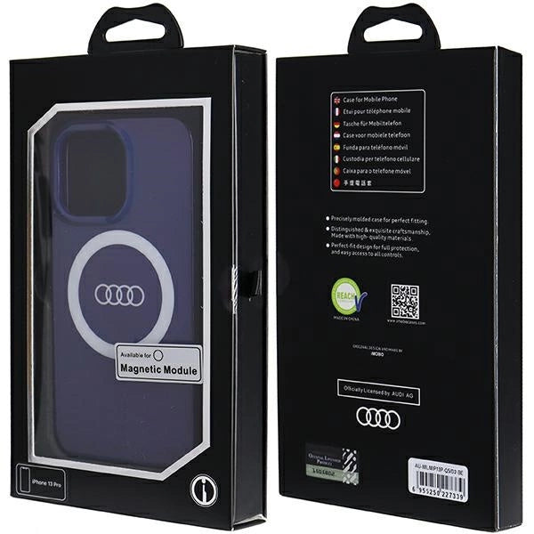 Audi IML Big Logo MagSafe case for iPhone 13 Pro / 13 - blue_3