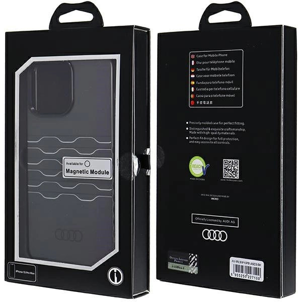 Audi IML MagSafe case for iPhone 15 Pro Max - black_6
