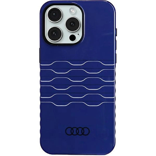 Audi IML MagSafe case for iPhone 15 Pro Max - blue_0