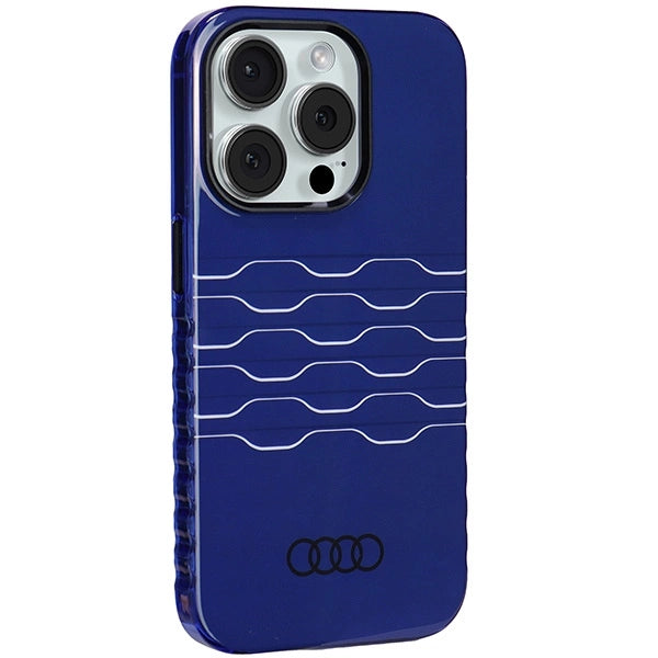 Audi IML MagSafe case for iPhone 15 Pro - blue_5