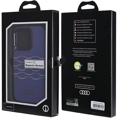 Audi IML MagSafe case for iPhone 15 Pro - blue_6
