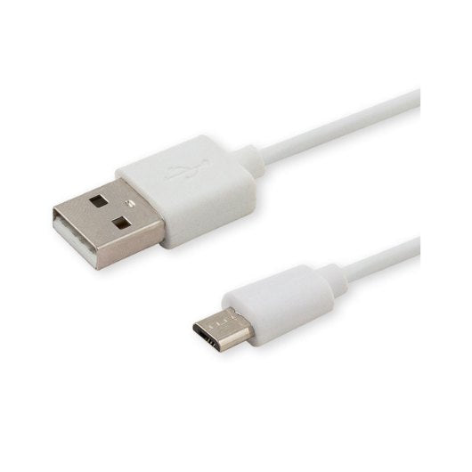 CABLE USB 2.0 A MICRO USB 1M BLANCO SAVIO CL-123_0