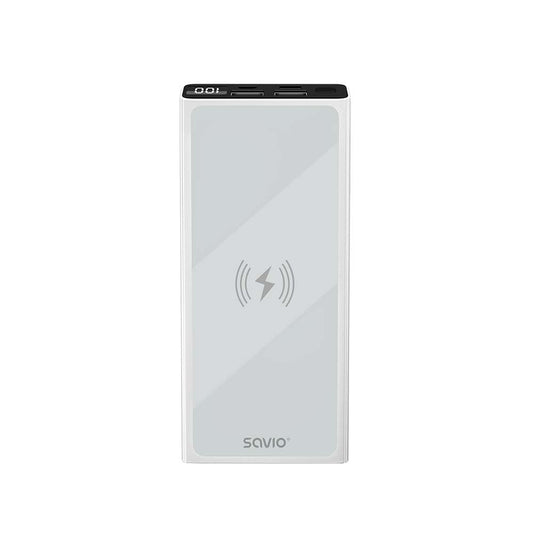 POWERBANK 10000 INDUCCION MAH SAVIO BA-06 BLANCO_0