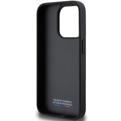 BMW Perforated Tricolor Line case for iPhone 15 Pro - black_6