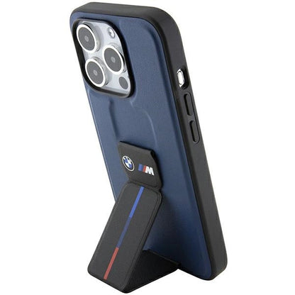 BMW M Grip Stand Bicolor case for iPhone 15 Pro - navy blue_0