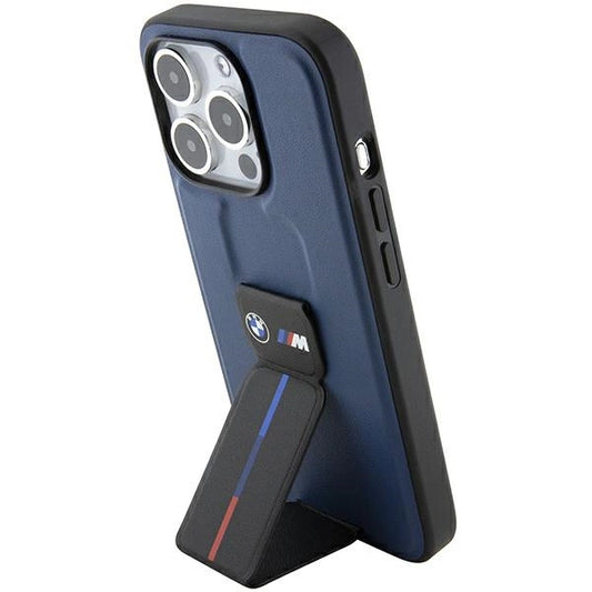 BMW M Grip Stand Bicolor case for iPhone 15 Pro - navy blue_0