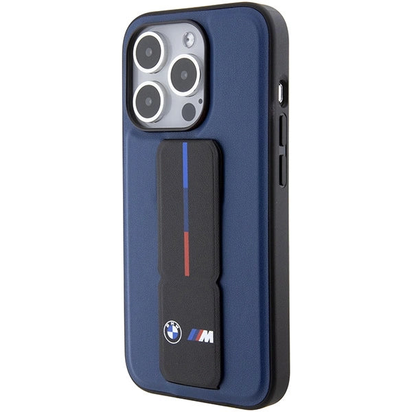 BMW M Grip Stand Bicolor case for iPhone 15 Pro - navy blue_2
