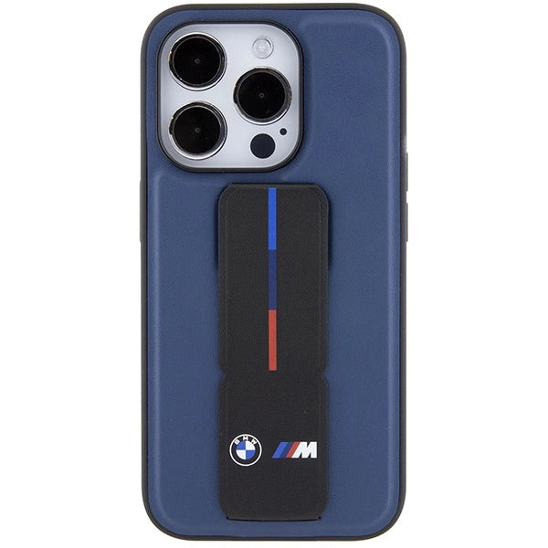 BMW M Grip Stand Bicolor case for iPhone 15 Pro - navy blue_3