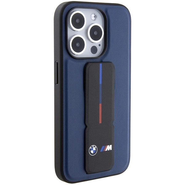 BMW M Grip Stand Bicolor case for iPhone 15 Pro - navy blue_4