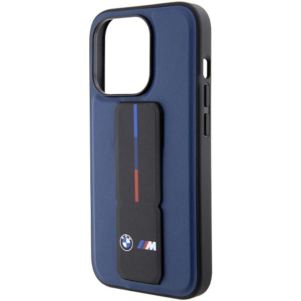 BMW M Grip Stand Bicolor case for iPhone 15 Pro - navy blue_6