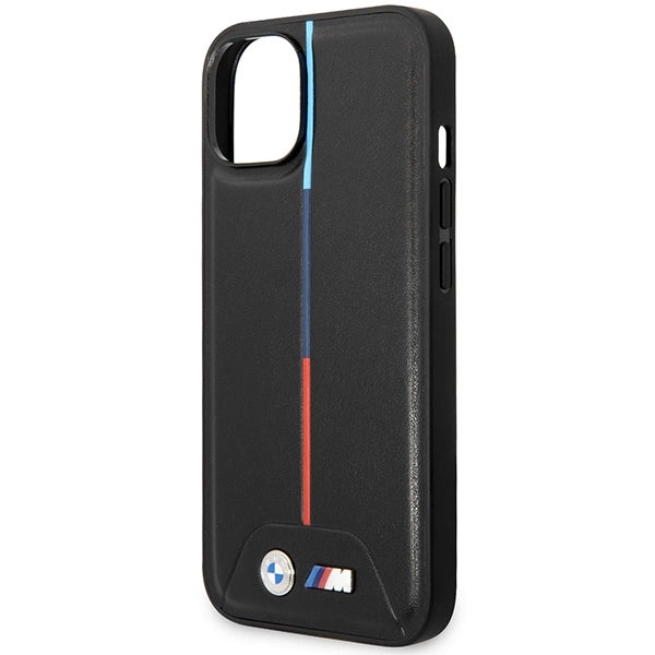 BMW M Quilted Tricolor case for iPhone 15 / 14 / 13 - black_5