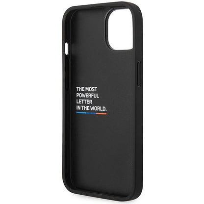 BMW M Quilted Tricolor case for iPhone 15 / 14 / 13 - black_6