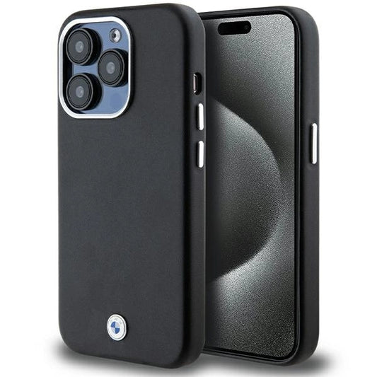BMW Signature Wrapped Metal MagSafe case for iPhone 14 Pro - black_0