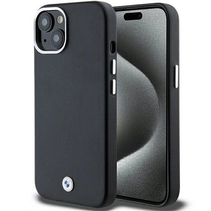 BMW Signature Wrapped Metal MagSafe Case for iPhone 14/15/13 - Black_0