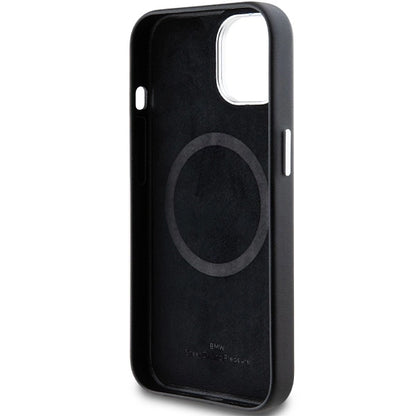 BMW Signature Wrapped Metal MagSafe Case for iPhone 14/15/13 - Black_6