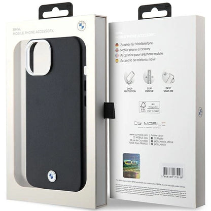 BMW Signature Wrapped Metal MagSafe Case for iPhone 14/15/13 - Black_7