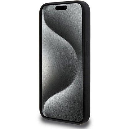 BMW M Silicone Pattern MagSafe case for iPhone 15 Pro - black_4