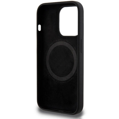 BMW M Silicone Pattern MagSafe case for iPhone 15 Pro - black_6