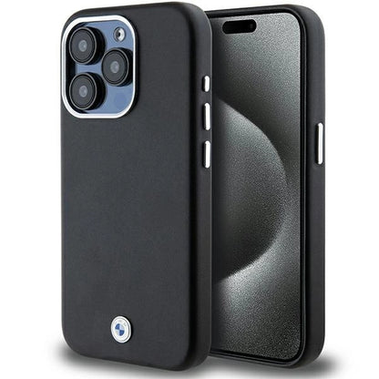 BMW Signature Wrapped Metal MagSafe case for iPhone 15 Pro - black_0