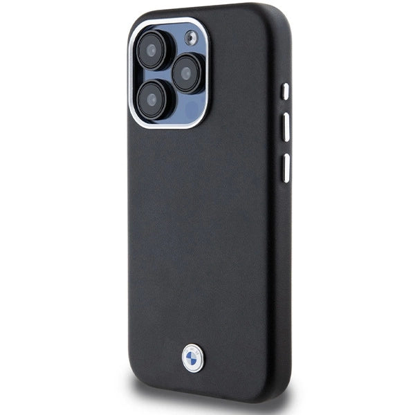 BMW Signature Wrapped Metal MagSafe case for iPhone 15 Pro - black_1