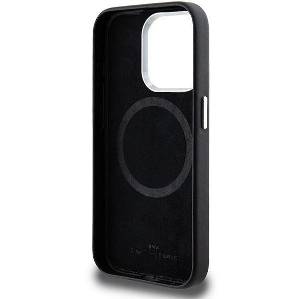 BMW Signature Wrapped Metal MagSafe case for iPhone 15 Pro - black_6