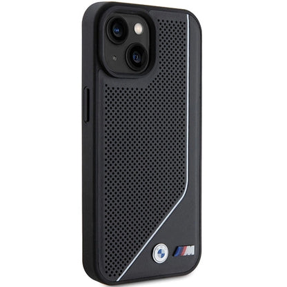 BMW Perforated Twisted Line MagSafe Case for iPhone 15/14/13 - Black_3